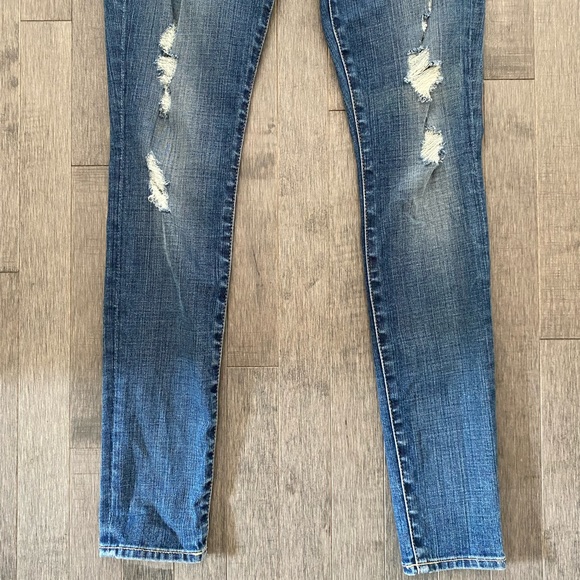 7 For All Mankind Gwenevere High Rise Skinny Jeans - Picture 3 of 9